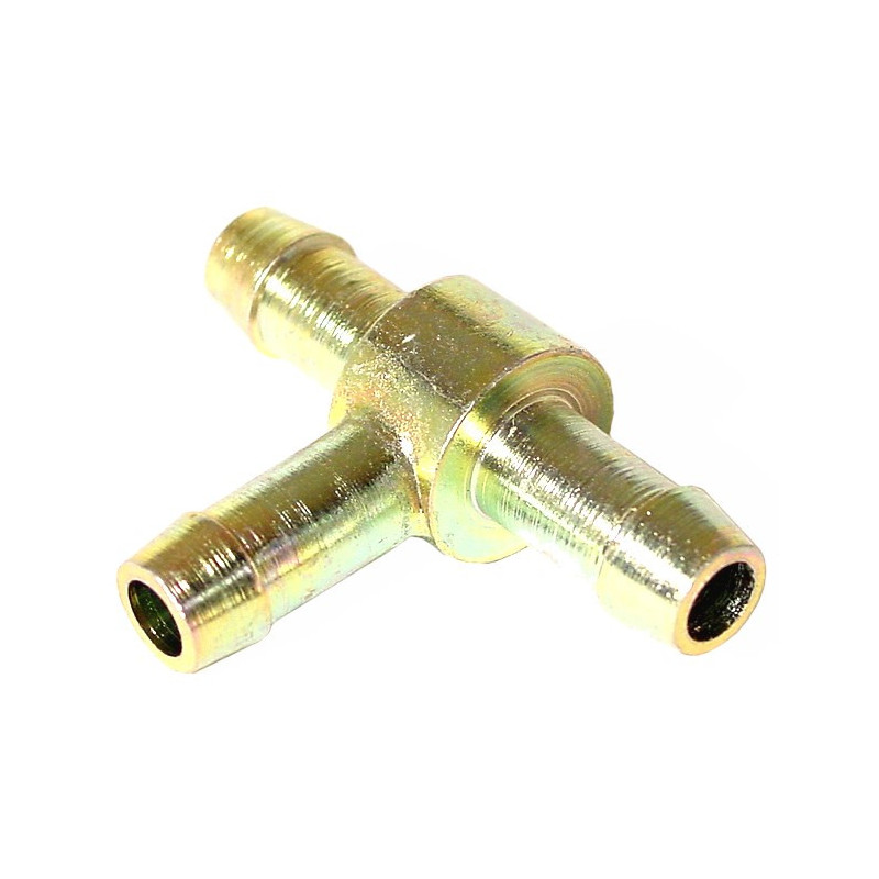 Raccord d'essence métallique en T diamètre 8mm