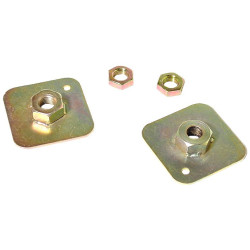 paire de plaque de montage de ceinture avec écrous