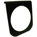 support noir sous tableau de bord de manomètre diamètre 67mm 1 trou