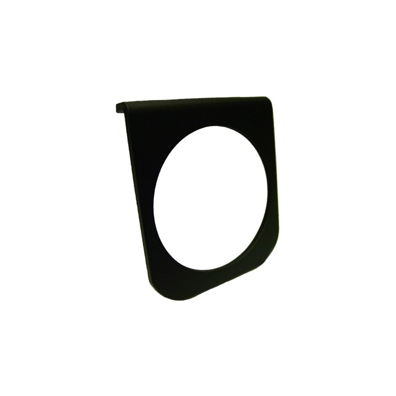 support noir sous tableau de bord de manomètre diamètre 67mm 1 trou