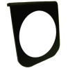support noir sous tableau de bord de manomètre diamètre 67mm 1 trou
