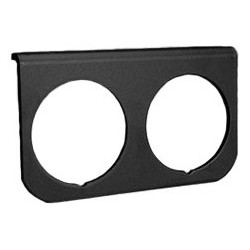 support noir sous tableau de bord de manomètre diamètre 67mm 2 trous