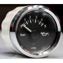 anomètre pression huile 0-5 bars 52mm fond noir VDO