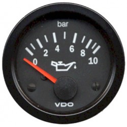 manomètre de pression d'huile 0-10 bars diamètre 52mm VDO