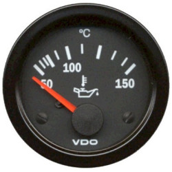 Manomètre température huile 50-150° diamètre 52mm VDO