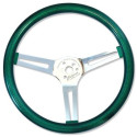 Volant MOON METAL FLAKE vert 3 doubles branches diamètre 13,5''