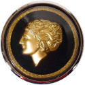 Bouton de klaxon pour volant BANJO GOLDEN LADY