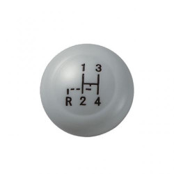Bouton levier de vitesse 12mm gris Vintage Speed