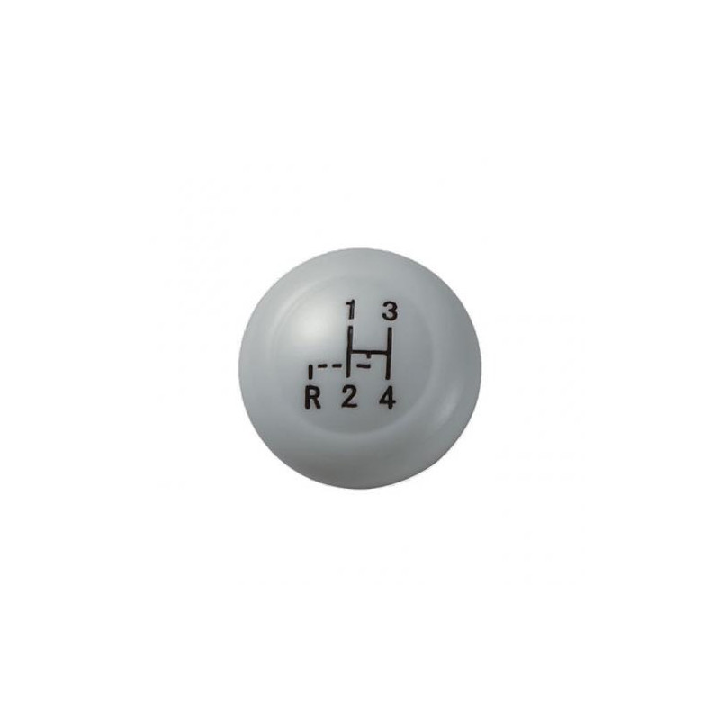 Bouton levier de vitesse 12mm gris Vintage Speed