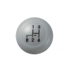 Bouton levier de vitesse 12mm gris Vintage Speed
