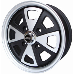 Jante style 914 2.0L 5.5x15 noire et polie
