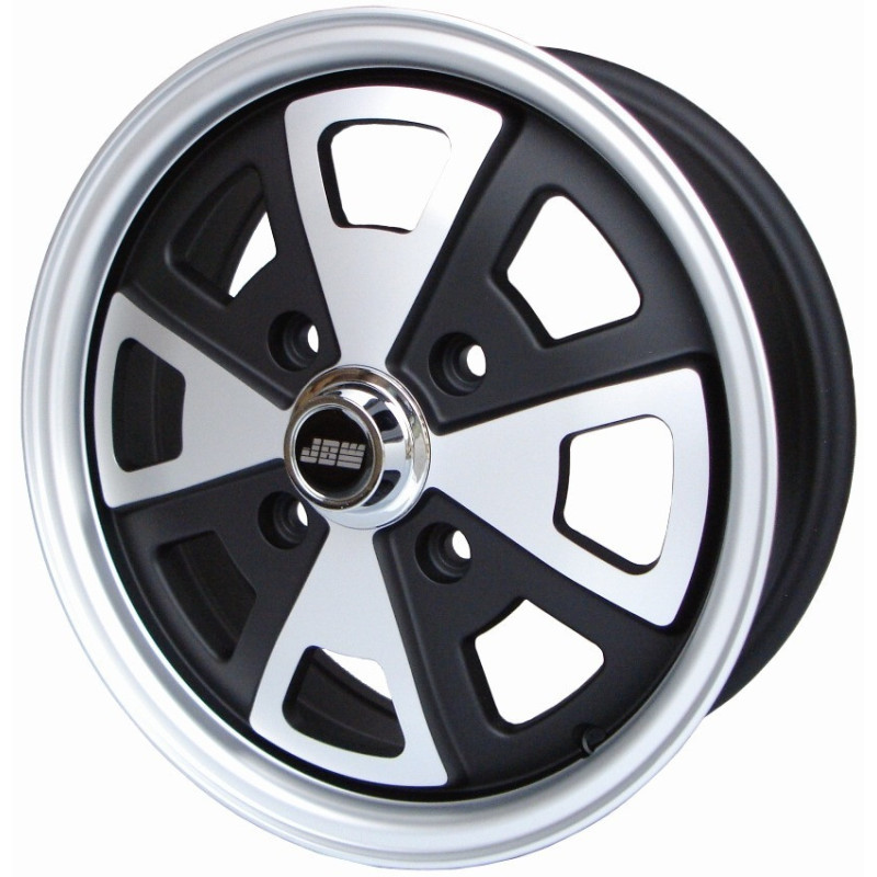 Jante style 914 2.0L 5.5x15 noire et polie
