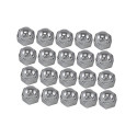 Cache boulons chrome 20 pièces 19 mm