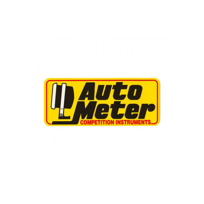 Autocollant Auto Meter grand