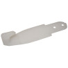 Cochet de clip de ceinture blanc