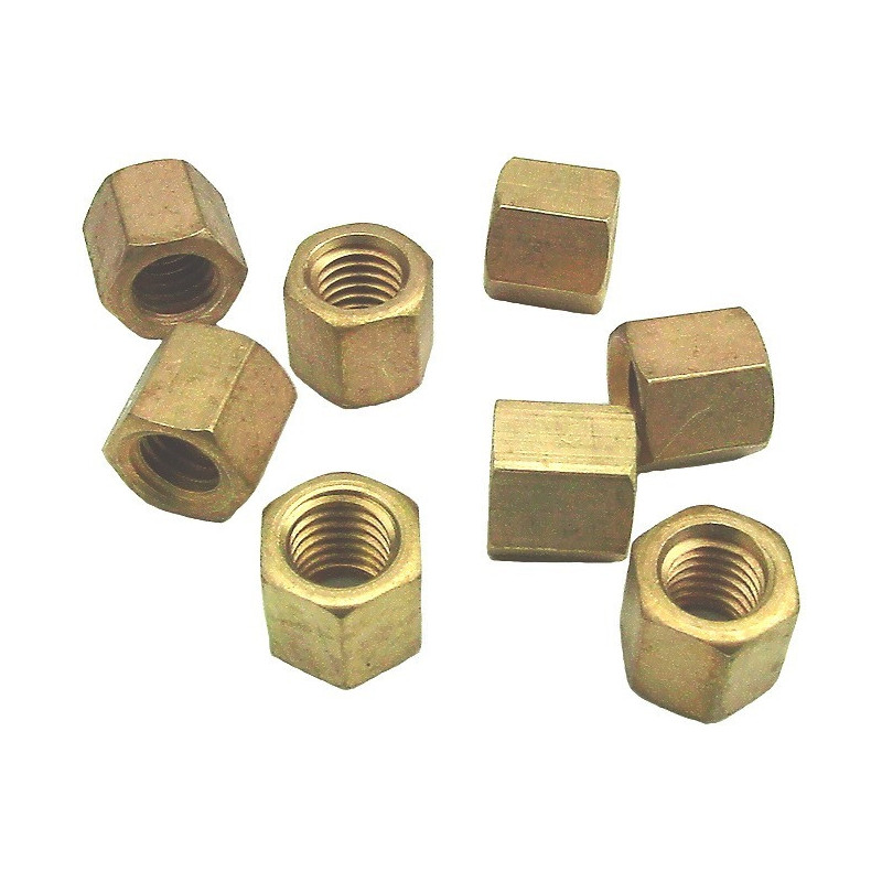set de 8 écrous en 11 x 8 mm pour fixation pipes d'admission
