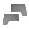 Panneaux de porte avant PVC gris par paire Combi split