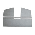 Panneaux protection ciel de toit pick-up simple cabine plastiquex gris Combi split de 1955 à 1967