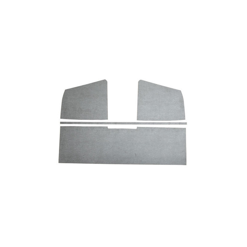 Panneaux protection ciel de toit pick-up simple cabine plastiquex gris Combi split de 1955 à 1967