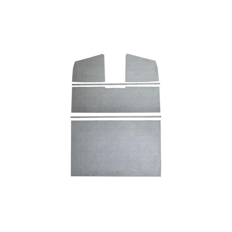 Panneaux protection ciel de toit pick-up double cabine plastiquex gris Combi split de 1958 à 1967