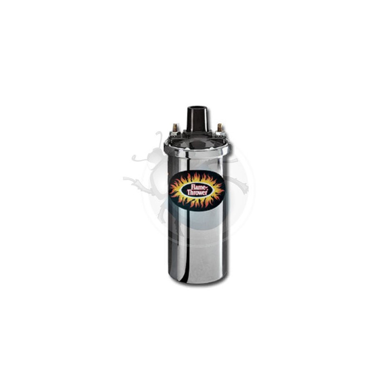 Bobine pertronix chrome 3 Ohm 40000 Volts isolation huile