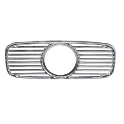 Grille de tableau de bord avec trou horloge chromée
