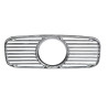 Grille de tableau de bord avec trou horloge chromée