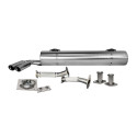 Echappement, Vintage Speed Abarth sans préchauffage inox Type 3