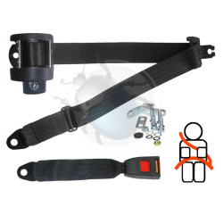 Ceinture 3 points enrouleur arriere homologuée