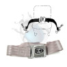 Ceinture ventrale grise et chrome Wolfsburgwest