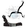 Ceinture 3 points noire et chrome Wolfsburgwest