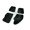 Couvre tapis de sol 4 pieces noir TMI