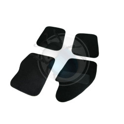 Couvre tapis de sol 4 pieces noir TMI