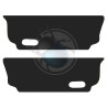 Set panneaux sous banquette arrière noirs