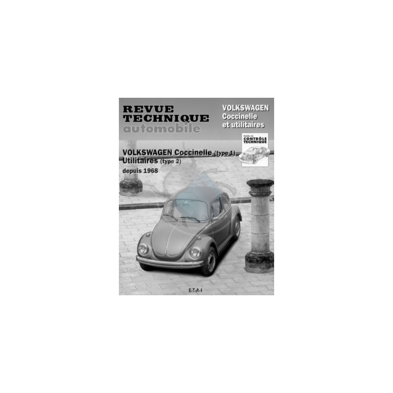 Revue technique automobile Cox et Combi à partir de 1968