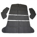 Tapis noir coffre arrière cabriolet 1965 à 1972