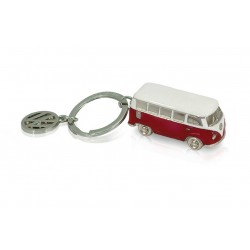 Portes-clés avec design de la légendaire VW Combi T1 3D rouge