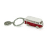 Portes-clés avec design de la légendaire VW Combi T1 3D rouge