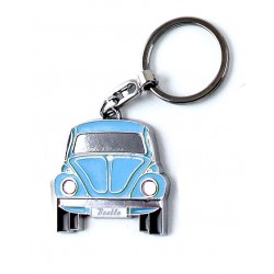Portes-clés avec design de la légendaire VW Coccinelle bleu