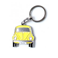 Portes-clés avec design de la légendaire VW Coccinelle jaune