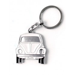 Portes-clés avec design de la légendaire VW Coccinelle blanc