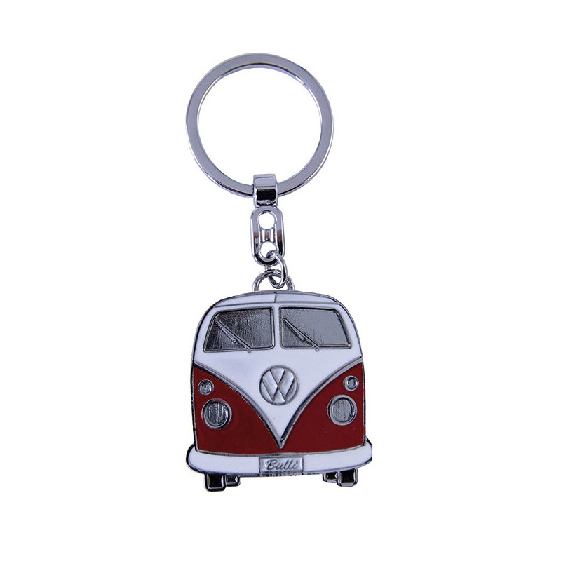 Portes-clés avec design de la légendaire VW Combi T1 rouge
