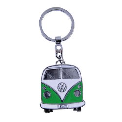 Portes-clés avec design de la légendaire VW Combi T1 vert