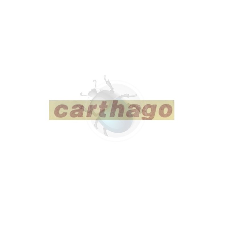 Autocollant carthago rouge 235 x 35