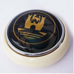 Bouton de claxon wolfsburg ivoire et or Coccinelle de 1956 à 1959 et Combi split de 1955 à 1967