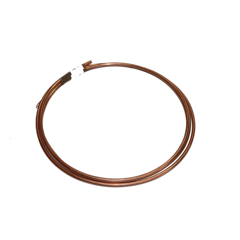 Tuyau essence cuivre diamètre 6 mm longueur 2,5 mètres