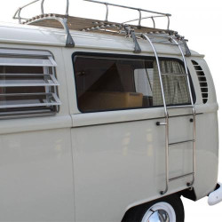 Echelle de côté pour galerie de toit vw kombi Inox