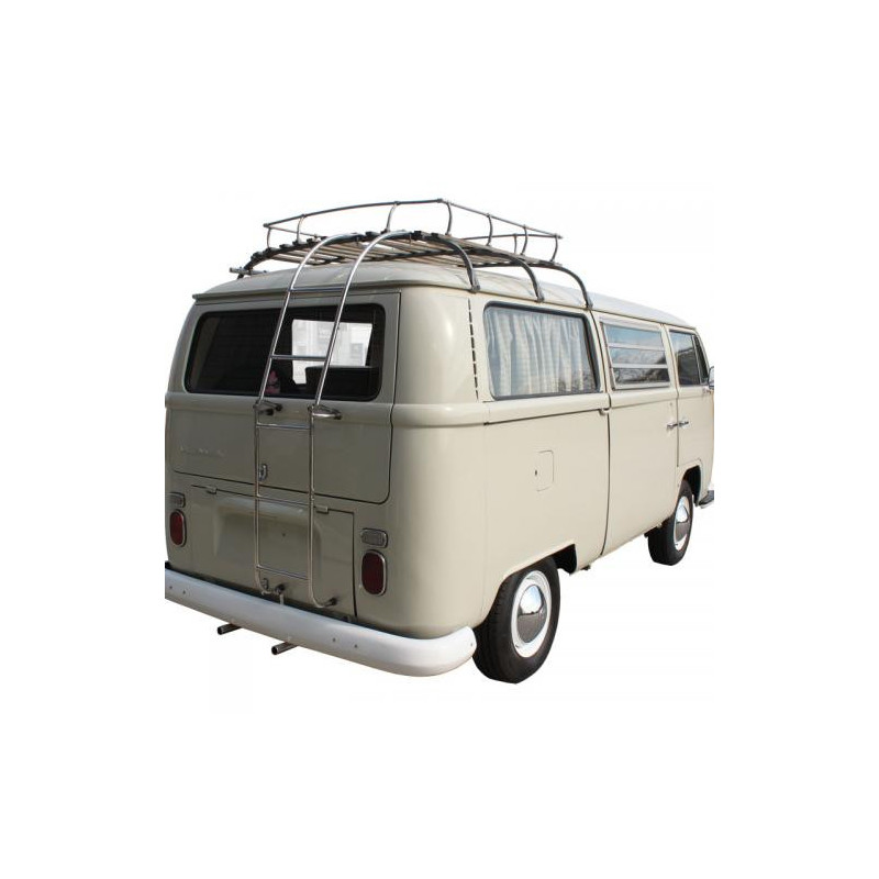 Echelle arrière pour galerie de toit vw kombi Inox