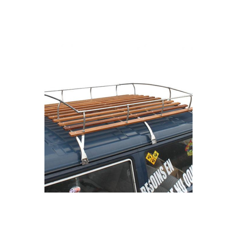 Galerie de toit 3 arceaux T3 T25  Inox