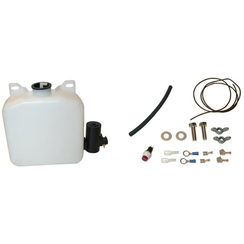 Kit réservoir lave glace électrique universel en 12 Volts
